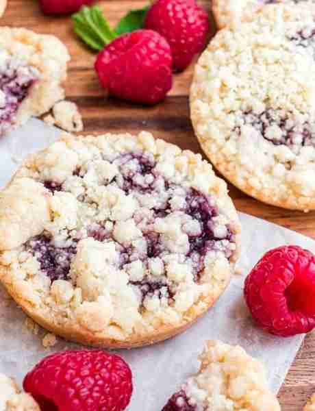 Raspberry Crumble Cookies! 💖 They are mouthwateringly delicious! 💖 RECIPE BELOW!