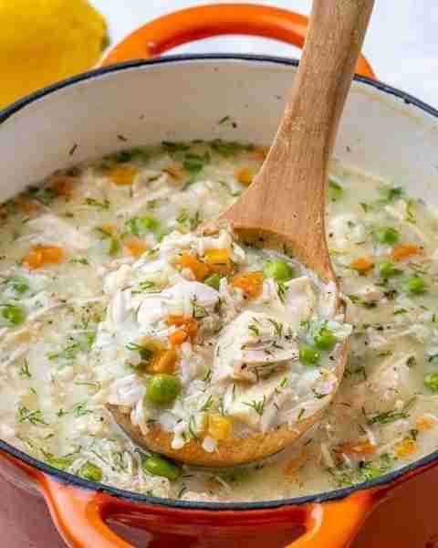 Dill + Lemon Turkey Soup 🍋