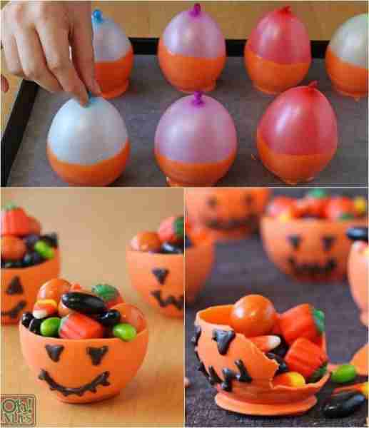 EDIBLE HALLOWEEN CANDY BOWLS - so Fun! 🎃 Full Directions 👇