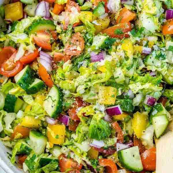 Mediterranean Inspired Chopped Salad