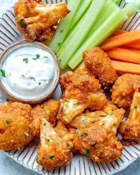 Air Fryer Buffalo Cauliflower ‘Wings’ 😍