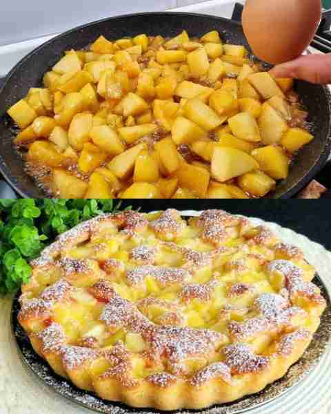 Italy’s Favorite Apple Pie: So Light, It Melts in Your Mouth! Ingredients: 2 eggs A pinch of salt 12...