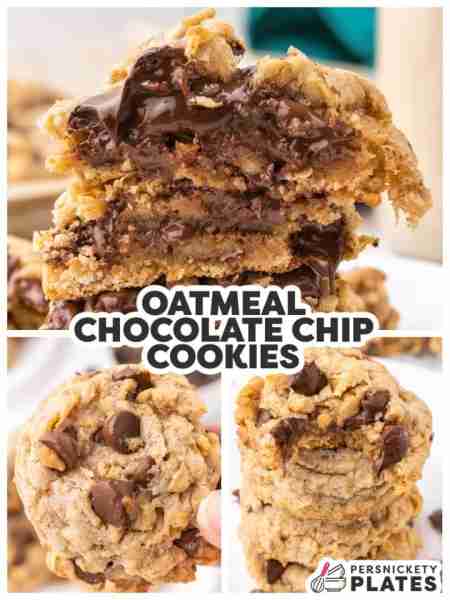 Brown Butter Oatmeal Chocolate Chip Cookies 🤩 INGREDIENTS ½ cup unsalted butter 1 ¼ cup flour ¼ tsp...