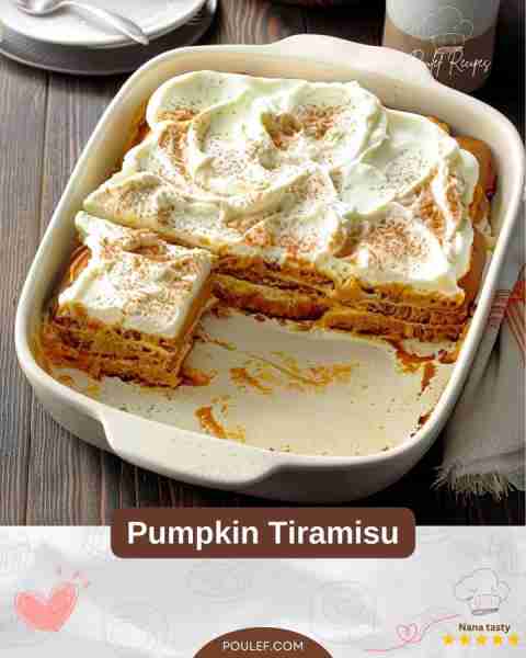 Pumpkin Cream Tiramisu Ingredients 1/2 cup butter, softened 1 cup sugar 1 large egg, room temperatur...