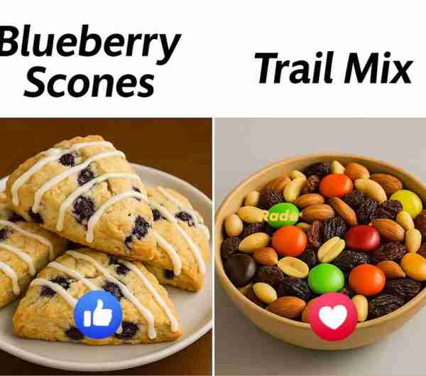 🫐🥐 Blueberry Scones Blueberry scones are buttery, crumbly pastries studded with juicy blueberries....