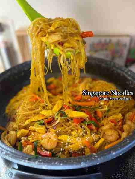 Hot and Ready - “Singapore Noodles” I love it and it taste so delicious! So good, hope you try this...