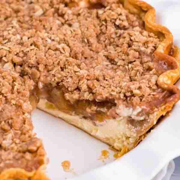Incredible Apple Crumble Cheesecake Pie! 🍏🍎 A Perfect Dessert for Fall! 🍏🍎 RECIPE!