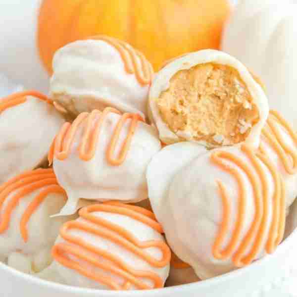 White Chocolate Pumpkin Truffles! 🎃 Our Incredible perfect Pumpkin Dessert!🎃 RECIPE BELOW!🎃