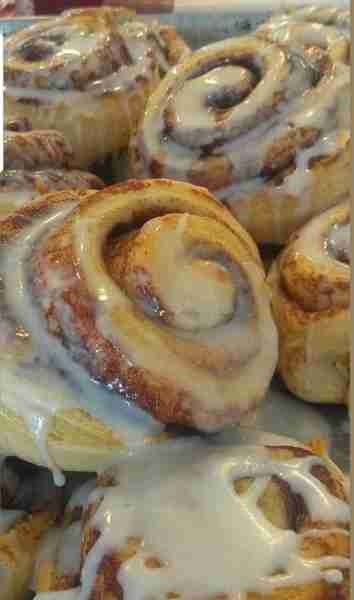 Cinnamon Rolls Ingredients: For the Dough: 1 cup whole milk (warm, about 110°F/43°C) ¼ cup granulat...