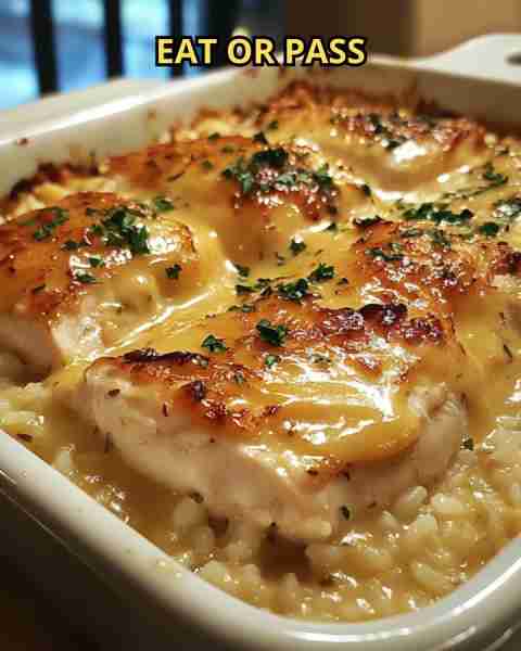 Forgotten Chicken Recipe Ingredients: 2 cups minute rice 1 can cream of chicken soup 1 can cream of...