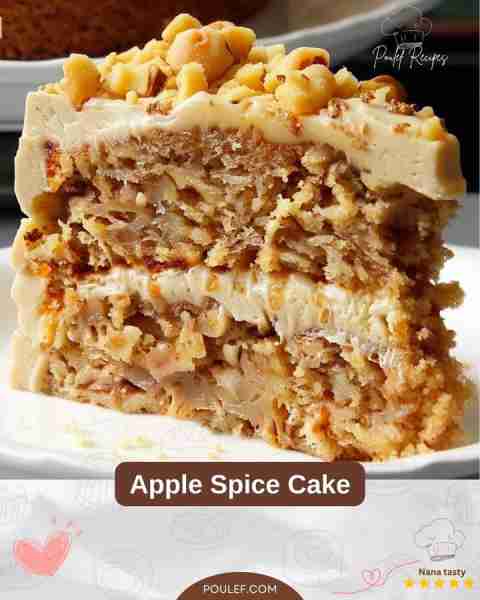 This apple spice cake combines the sweetness of Honeycrisp apples with warm spices and a rich cream...