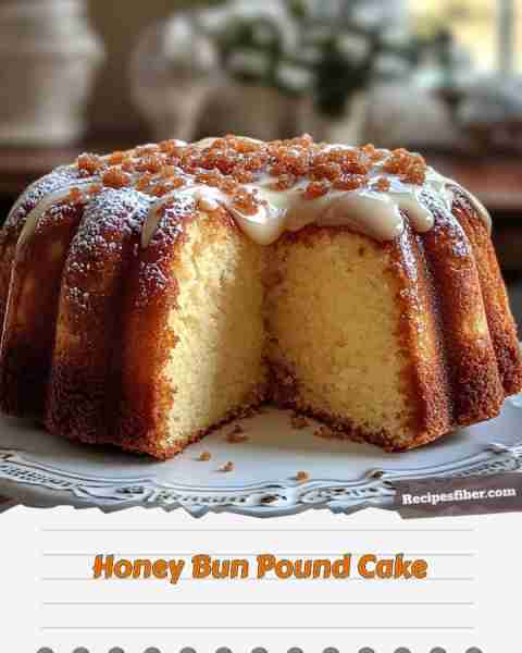 Honey Bun Pound Cake 🎂 Indulge in this delightful, buttery dessert perfect for any occasion! 📋 I...