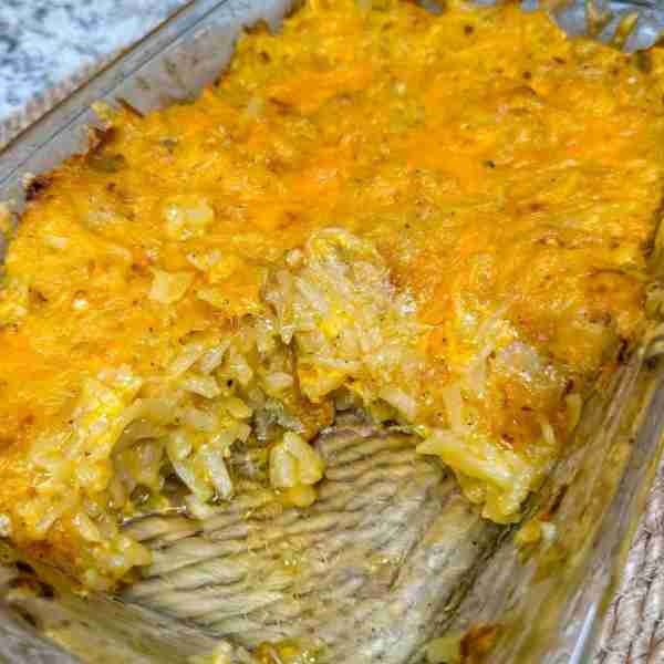 Copy-Cat Cracker Barrel Hashbrown Casserole Ingredients 3 cups Colby Cheese 1 pound Hashbrowns ½ Yel...