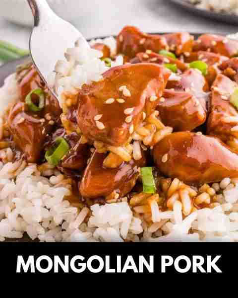 Mongolian Pork is a flavourful pork dish made with bite sized pieces of pork tenderloin cooked in a...