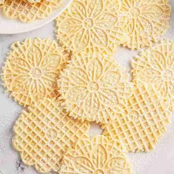 Incredible Pizzelles! 💛 Light, Sweet, & Have that Classic Crunch. Looking for the Best? These pizze...