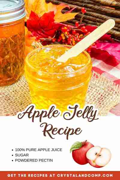 🍎 HOMEMADE APPLE JELLY This is so much easier to make than you ever imagined! RECIPE IN THE COMMENTS