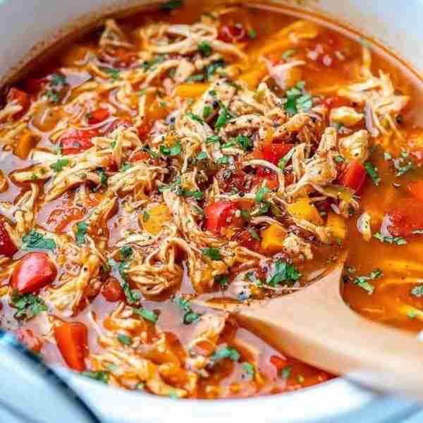 "This is a really good soup! I wish I had doubled it!" -Nicole Gonzalez Crock-Pot Chicken Tortilla S...
