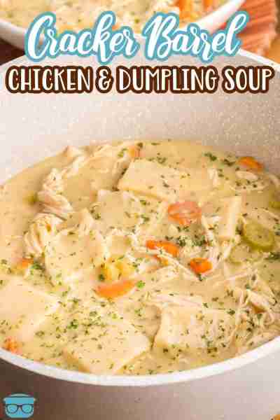 ⭐⭐⭐ NEW RECIPE - CRACKER BARREL CHICKEN & DUMPLING SOUP ⭐⭐⭐ Cracker Barrel Chicken and Dumplin...