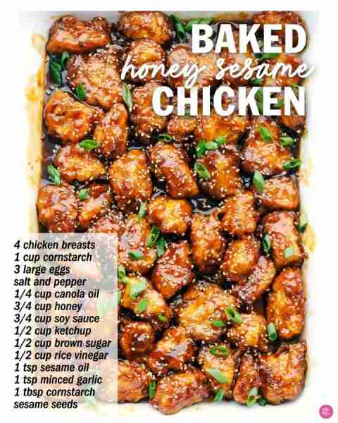 Recipe here: https://therecipecritic.com/baked-honey-sesame-chicken/ Honey Sesame Chicken is sweet,...