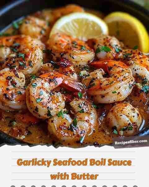 Garlicky Seafood Boil Sauce with Butter 🍤 Make your seafood dishes irresistible with this deliciou...