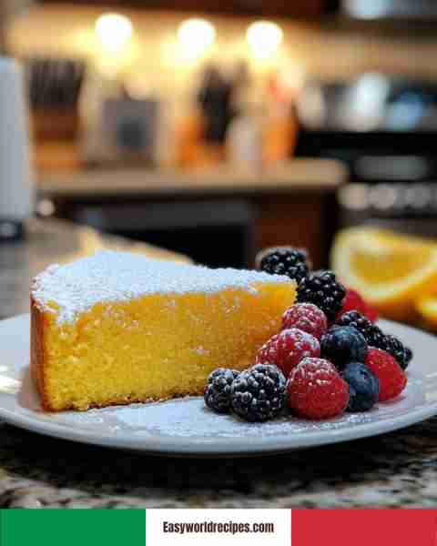 🍰 Italian Polenta Cake A rustic cake made with polenta, olive oil, and citrus flavors, often topped...