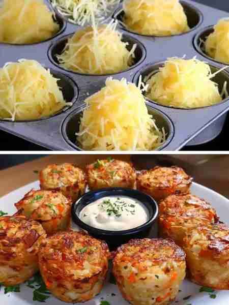 Ingredients 2 cups cooked spaghetti squash (or finely grated cauliflower, squeezed dry) ½ cup shredd...