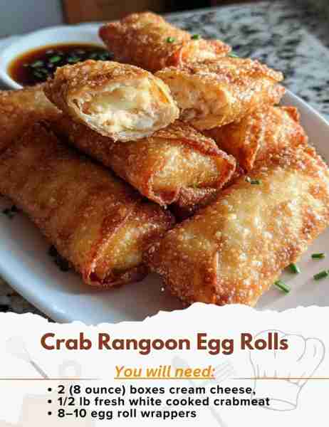 Crab Rangoon Egg Rolls Ingredients: - 2 (8 ounce) boxes cream cheese, softened - 1–2 tablespoons Wor...