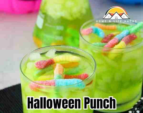 Great Halloween party idea...Halloween Punch Ingredients: - 2 cups green Gatorade (for a spooky, glo...