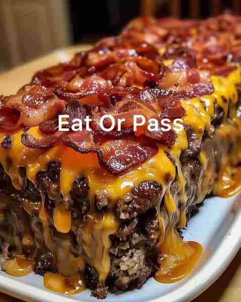 Bacon Cheeseburger Meatloaf - Don't LOSE this Recipe 😋 Craving a delicious twist on a classic comfo...