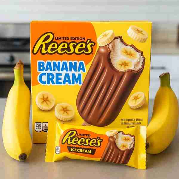 Reese’s Banana Cream Ice Cream Bar