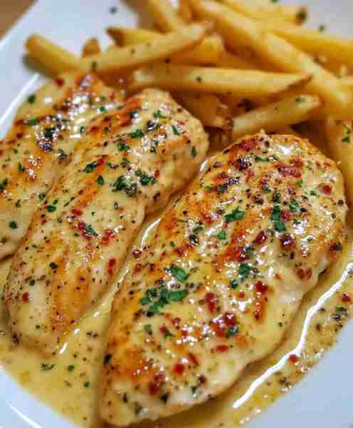 Chicken Fillet in Spicy, Creamy Garlic-Parmesan Sauce Ingredients ???? Chicken fillets – 4 pieces (a...