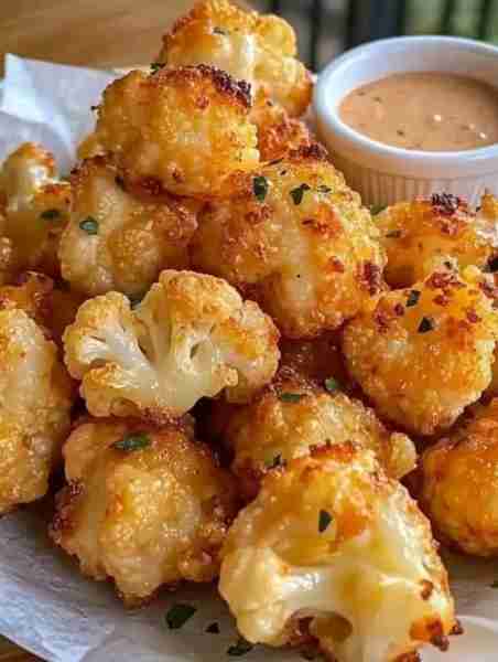 Baked cauliflower tastes better than meat! Crispy roasted cauliflower. Simply delicious! Full recipe...