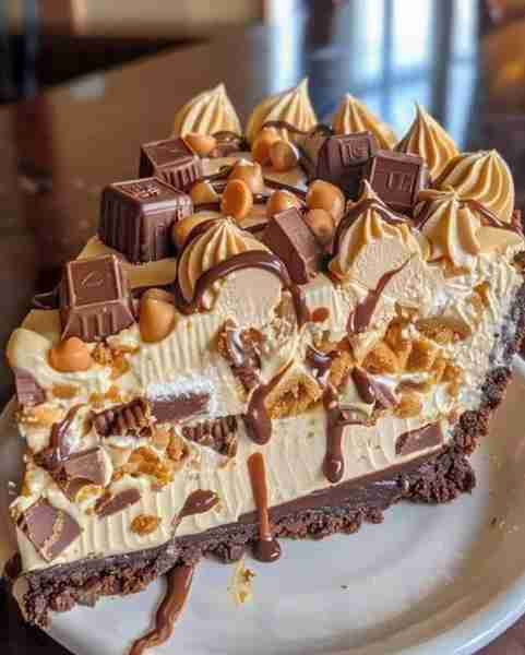 Reese’s Peanut Butter Cup Cheesecake Recipe Ingredients rust: 1 ½ cups chocolate cookie crumbs (Oreo...