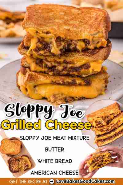 RECIPE - https://www.lovebakesgoodcakes.com/sloppy-joe-grilled-cheese/ You’ll want to try this Slopp...