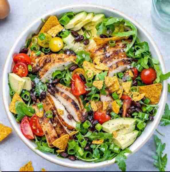 Santa Fe Grilled Chicken Salad Better than the original, this copycat Santa Fe Salad with Grilled Ch...