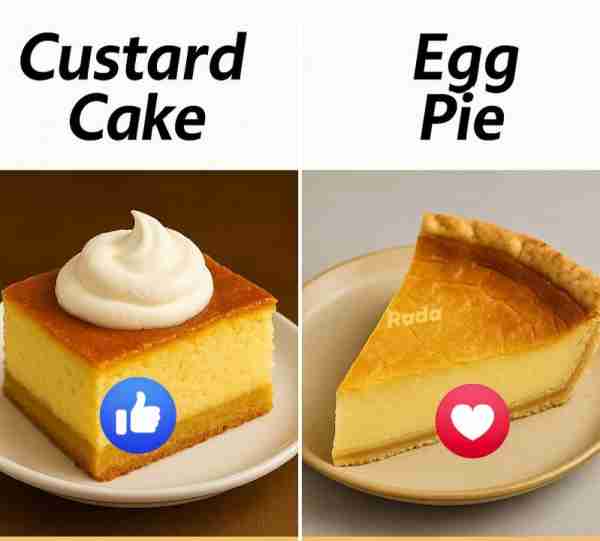 🍮🍰 Custard Cake Custard cake is a soft, moist sponge cake layered with creamy custard and topped w...