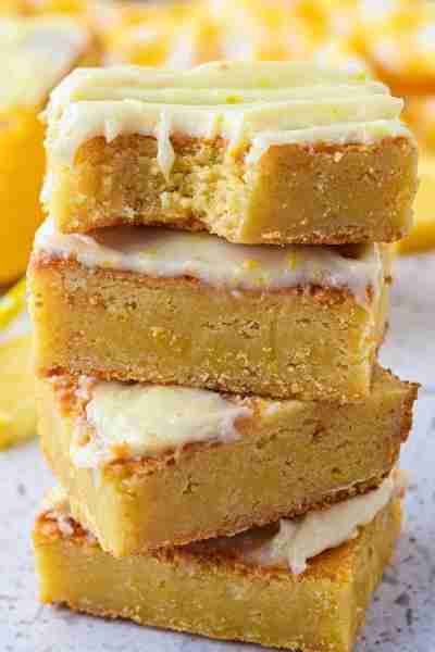 🍋 Lemon Brownies with White Chocolate 🍋