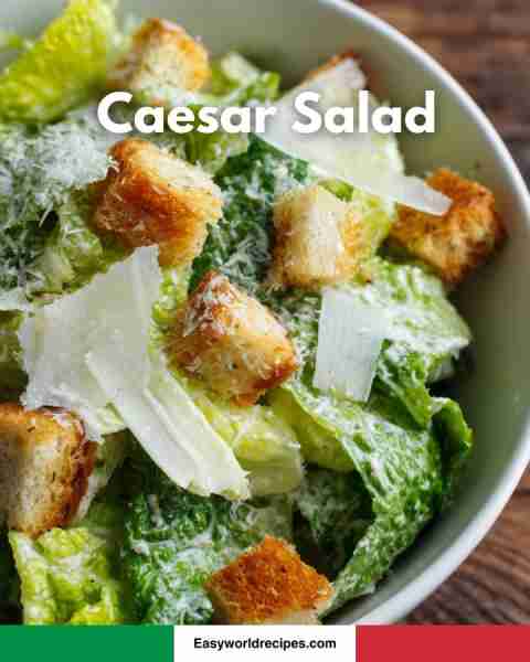 Caesar Salad — classic recipe below 🥗🧀