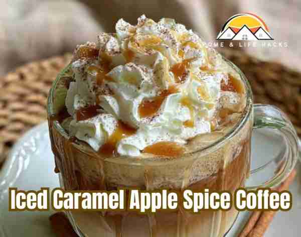 Iced Caramel Apple Spice Coffee Ingredients: - 1 cup brewed coffee (hot or cold) - 1/4 cup apple cid...