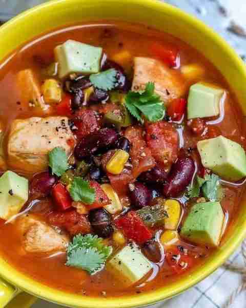 Mexican Fiesta Chicken Soup Crock-Pot, Stockpot or Instant Pot...A tasty SIMPLE Mexican-Style recipe...