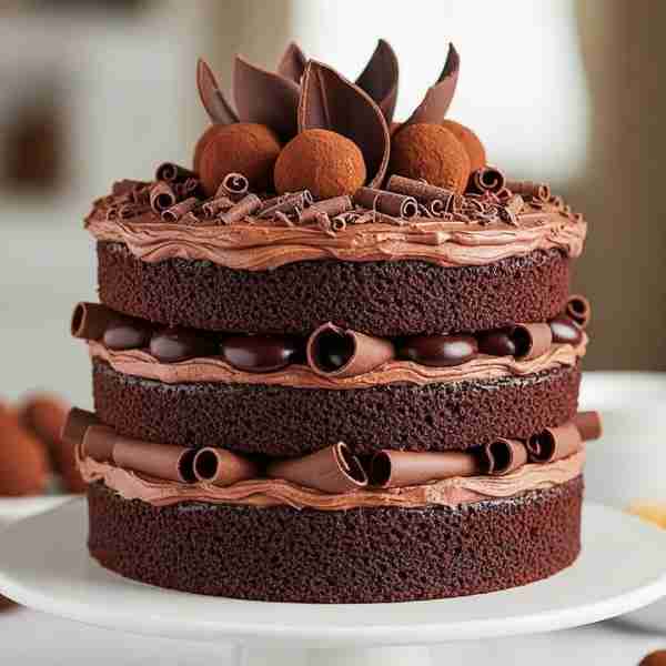 dark chocolate cake design 😘😘😘