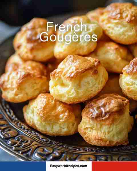 Classic Gougères recipe below! 👇👇