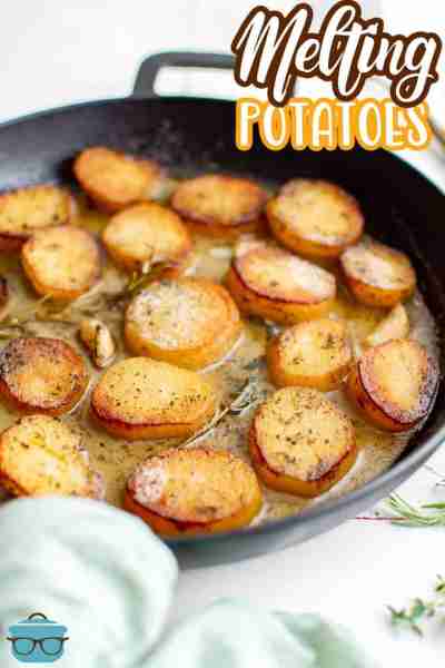 With herbs, garlic and butter, these Melting Potatoes are an easy side dish recipe for any night of...