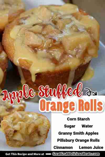 APPLE STUFFED ORANGE ROLLS! 🍎🍊 Stuffed with Delicious apple cinnamon filling, baked to perfection,...