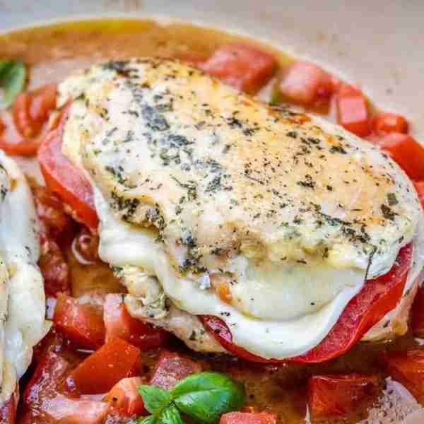 Caprese Stuffed Chicken Breasts 🍅