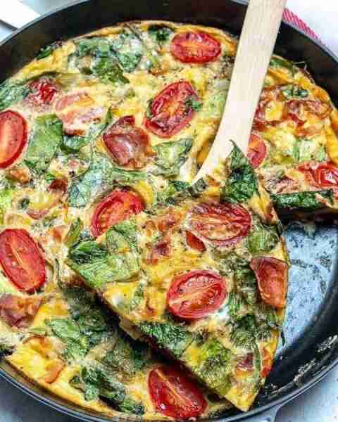 Baked BLT Frittata 🥓🥬🍅