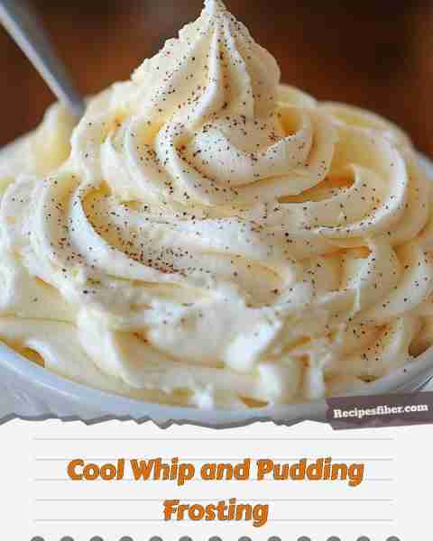 Cool Whip and Pudding Frosting 🍰🎉 Whip up this creamy frosting in just minutes! 📋 Ingredients...