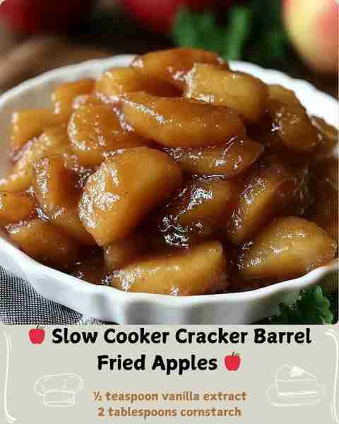 🍎 Slow Cooker Cracker Barrel Fried Apples 🍎 Ingredients 3 pounds apples (such as Honeycrisp, Grann...