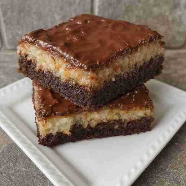 Mounds Brownies Introduction This deesviral recipe transforms a simple brownie mix into a candy-insp...