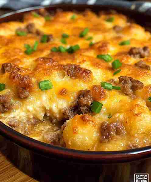 Would You Eat This Tater Tot Breakfast Bowl with Sausage Gravy😋😋 Ingredients: For the Tater Tot Bo...